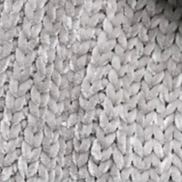 Gray Chenille Oblong Scarf - Picture 3 of 4